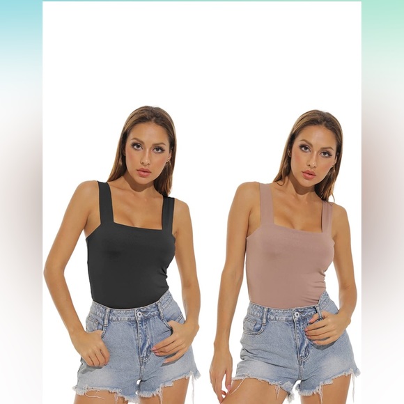 Amilia 2 pack cropped tank - Picture 6 of 7